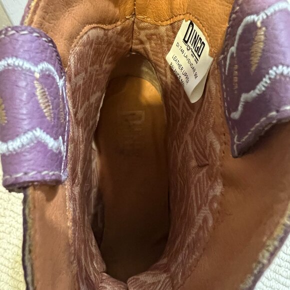 DINGO Primrose Bootie in Lavender Sz 9 NEVER WORN - Picture 15 of 16